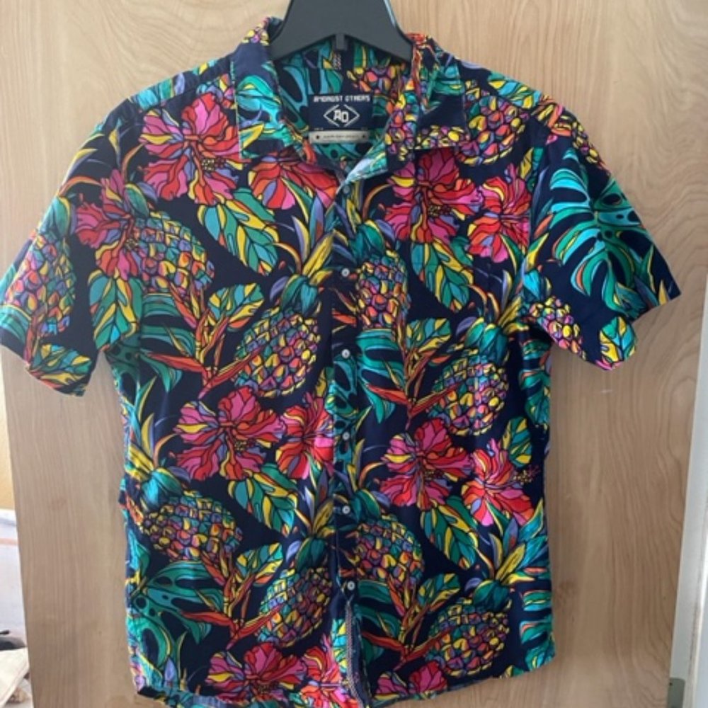 Amongst Others Button Up Tropical Shirt